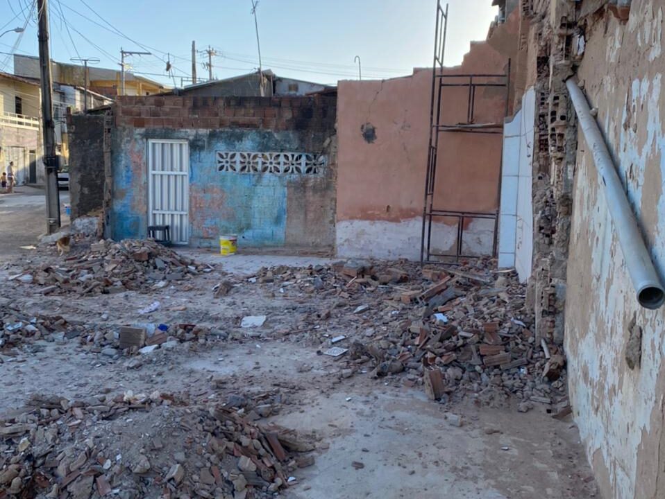 obras da nova sede
