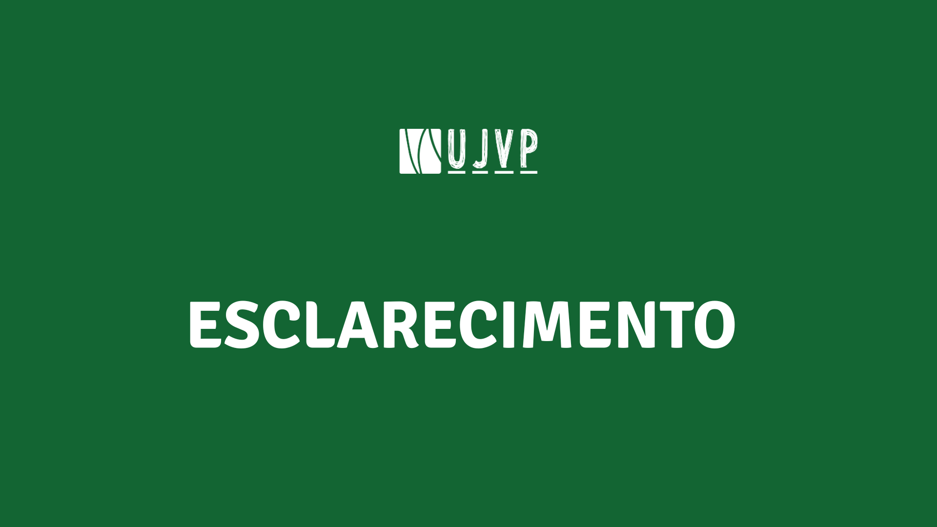 Esclarecimento